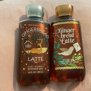 New and Unused Bath & Body Works Products in Gingerbread Latte Retired Scent